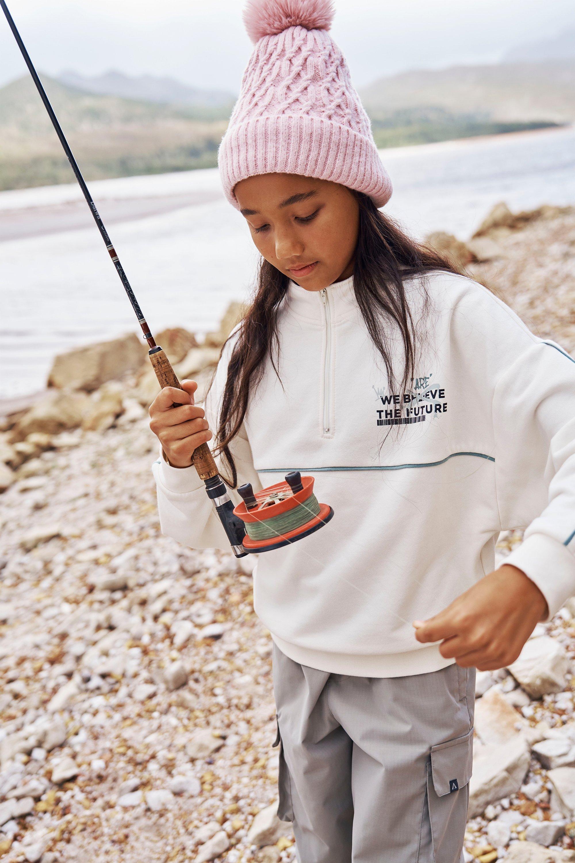 マリィ Quarter-zip Fleece Pullover