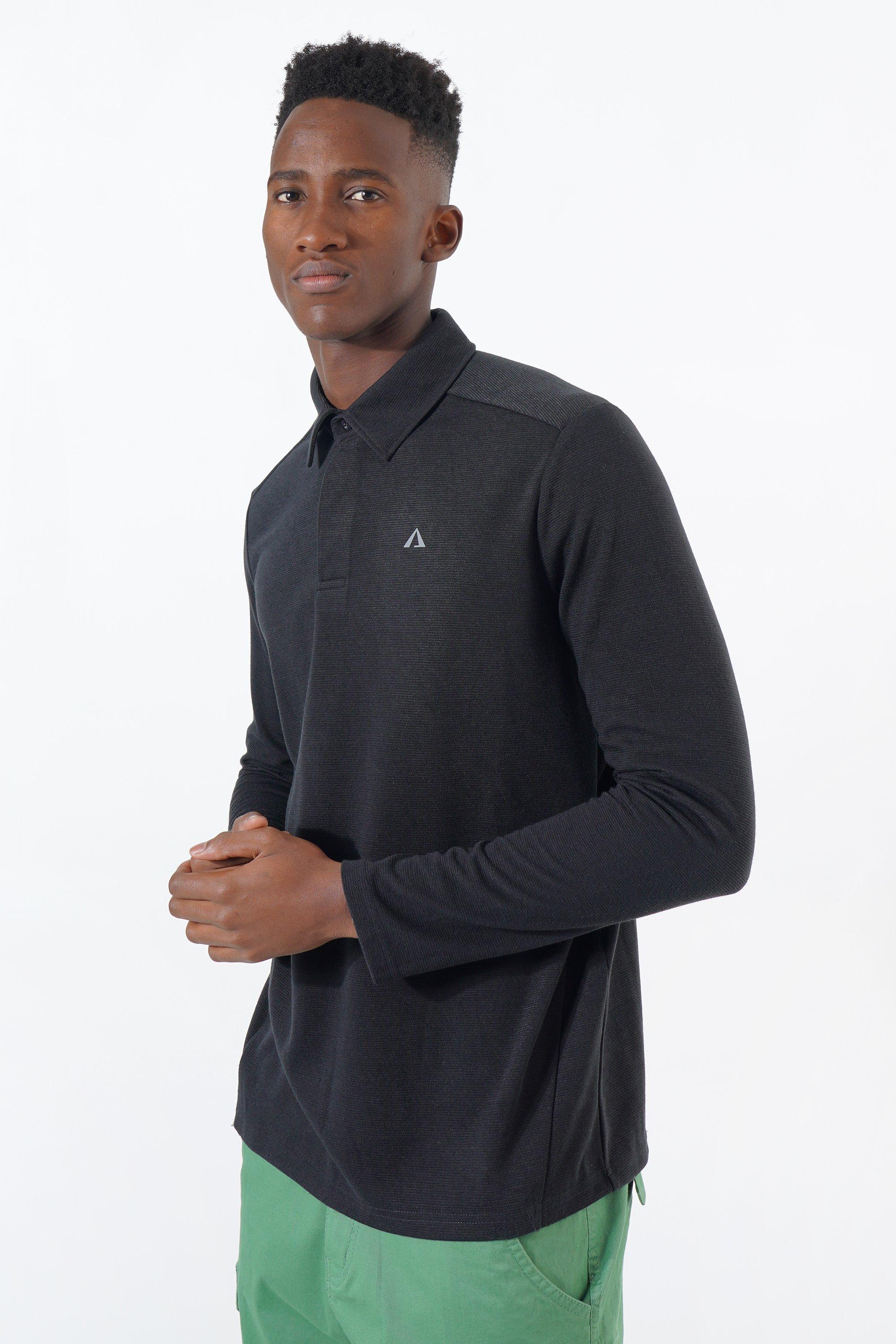 Long Sleeve Boxy Golfer Green