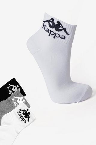 3-pack Kappa Ankle Socks 8-12
