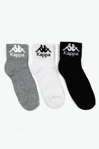 3-pack Kappa Ankle Socks 4-7