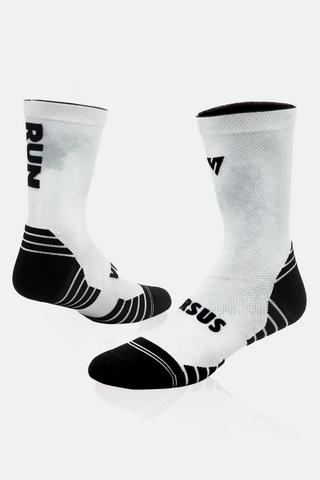 Versus Run White Crew Socks 4-7