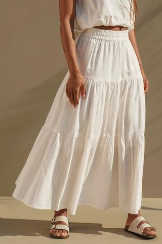 Tiered Maxi Skirt