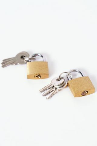 2-pack Brass Padlock