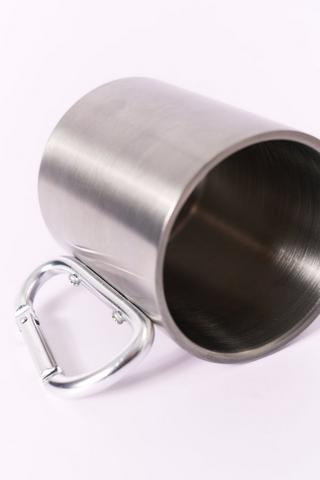 Steel Mug With Carabiner