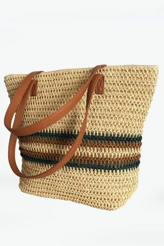 Straw Beach Bag