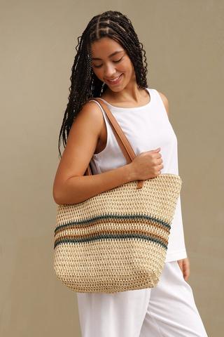 Straw Beach Bag