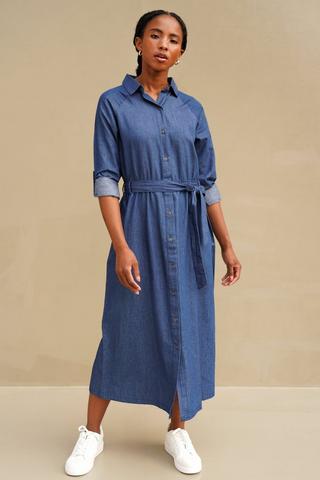 Denim Maxi Dress