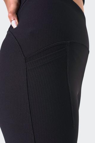 Elite Ribbed Full-length Leggings