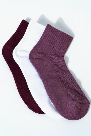 3-pack Cushioned Crew Socks 4-7