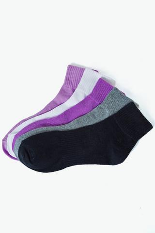 5-pack Arch Support Socks 4-7