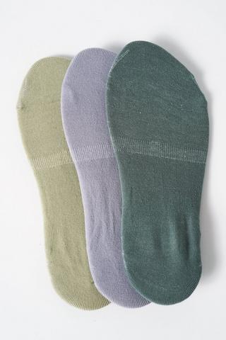 3-pack Seamless Knit Secret Socks 12-3