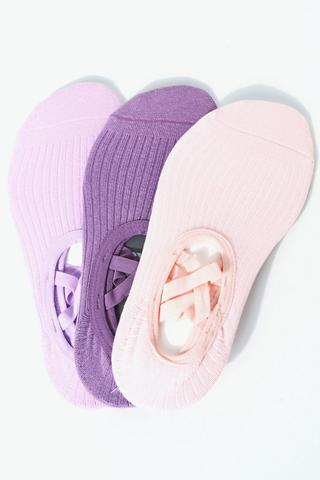 3-pack Yoga Socks 4-7