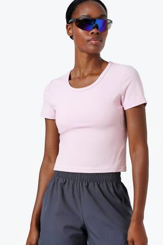 Technical Cropped T-shirt