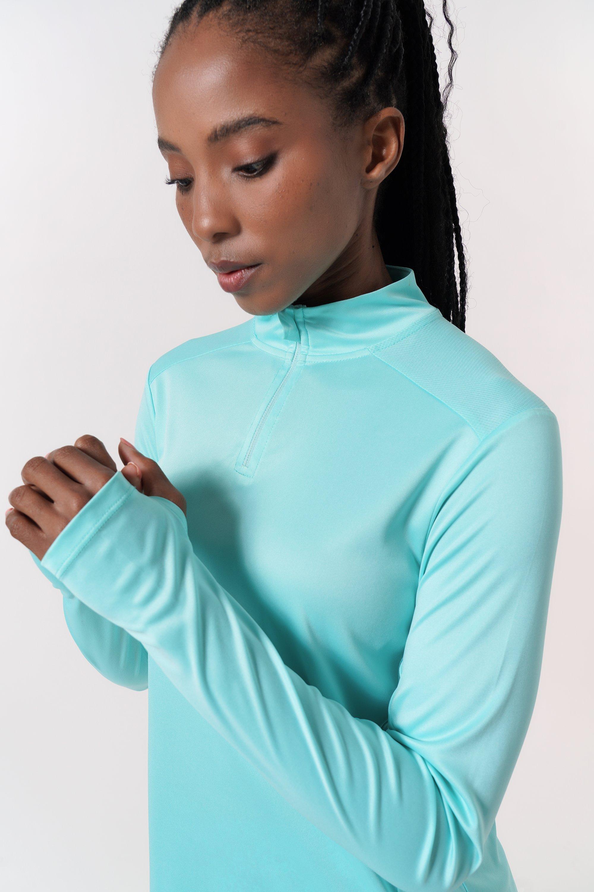 Arpege story MA-1 (ミント) Quarter-zip Active Pullover