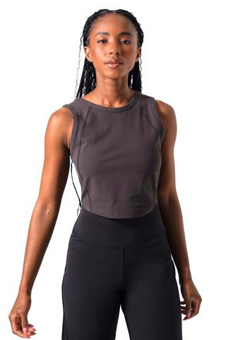 Technical Cropped Tank