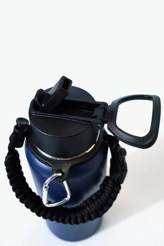 1-litre 2-lids Stainless Steel Bottle