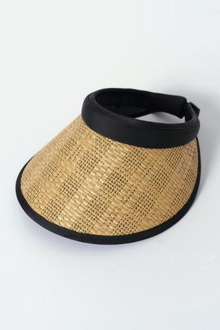 Straw Visor - 56cm