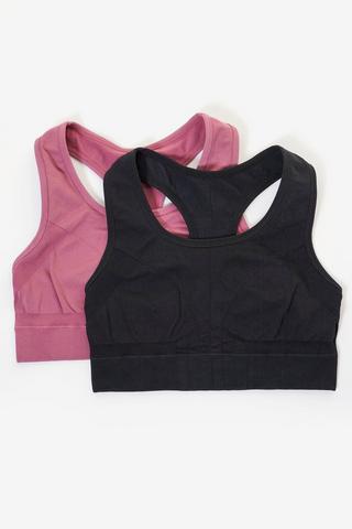 2-pack Low Impact Sports Bra