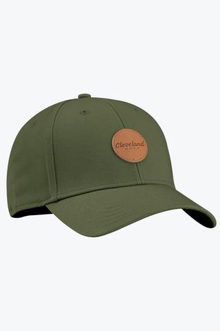 Cleveland Leather Patch Cap