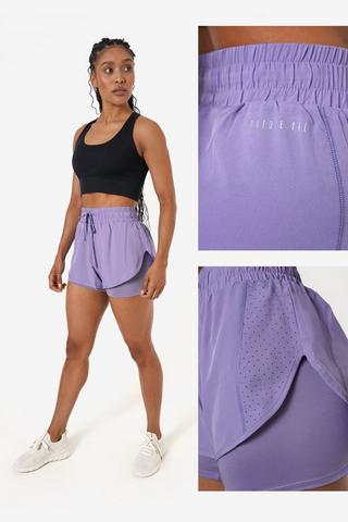 Elite Technical Double Layer Running Short