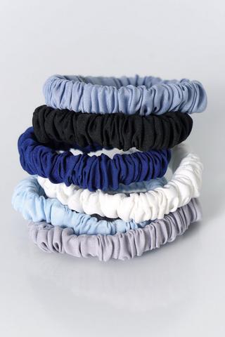 6-pack Skinny Scrunchies