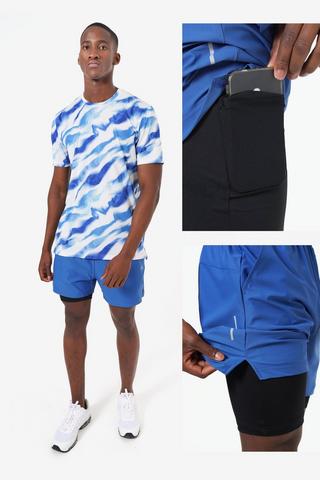 Elite Textured Double Layer Shorts