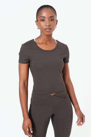 Technical Cropped T-shirt