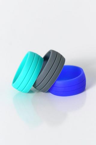 3-pack Silicone Rings