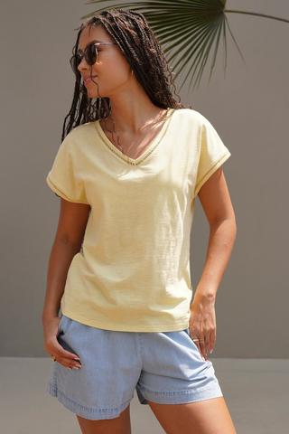 Short Sleeve Knit Top