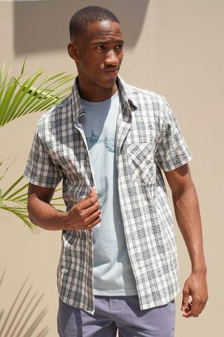Seersucker Check Shirt