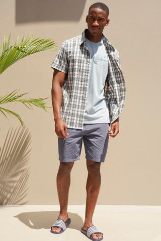 Seersucker Check Shirt