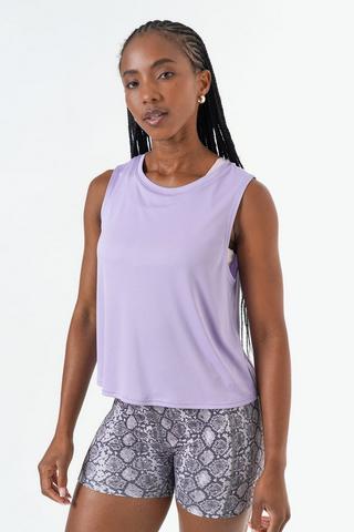 Technical Cropped Tank