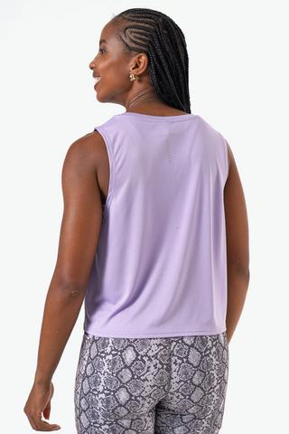 Technical Cropped Tank