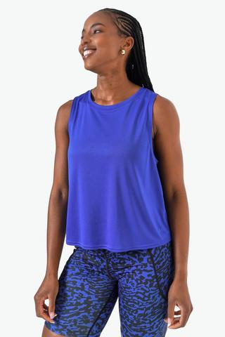 Technical Cropped Tank