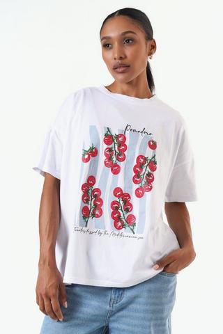 Ladies Short Sleeve Tee Basic Silhouette  Casual Lifestyle