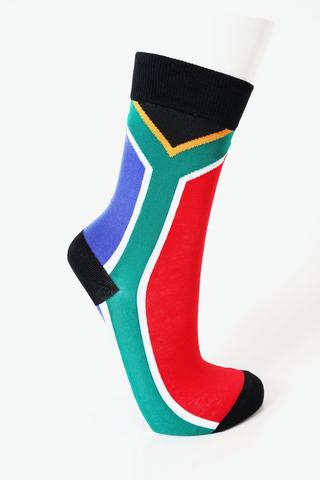 Sa Flag Fun Socks