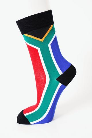 Sa Flag Fun Socks
