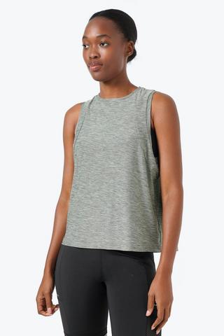 Technical Cropped Tank