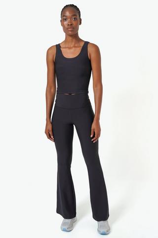 Ribbed Bootleg Pants