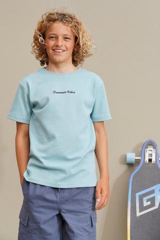 Textured Short Sleeve T-shirt