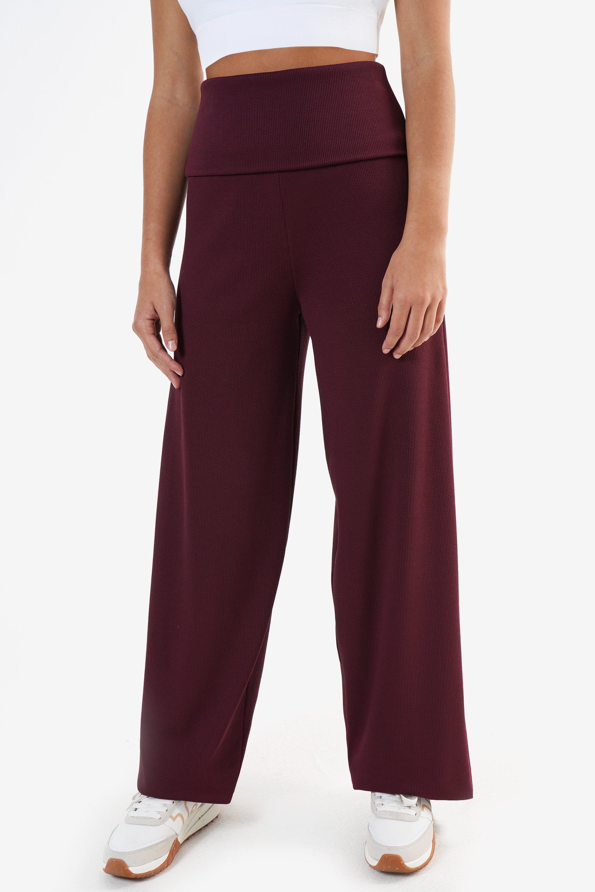 Ribbed Wide Leg Pants