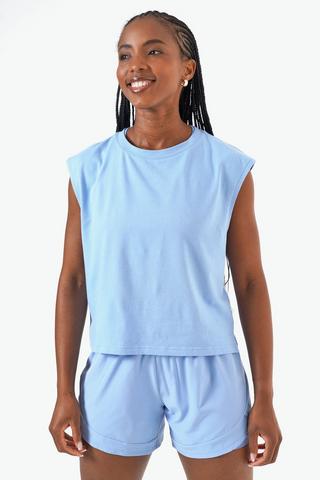 Studio Boxy Cropped Tank