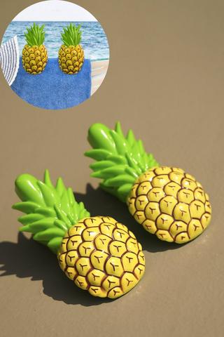 2-pack Pineapple Towel Pegs