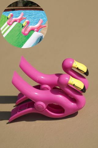 2-pack Flamingo Towel Pegs