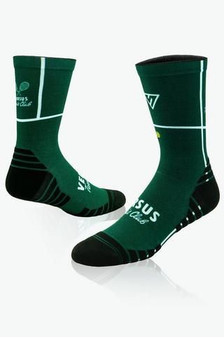 Versus Retro Tennis Active Crew Socks - 8-12