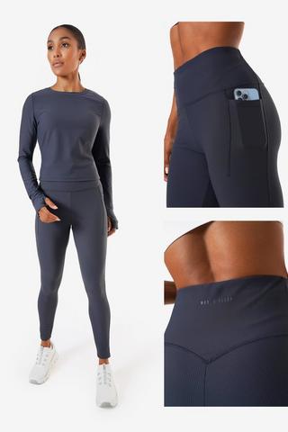 Ribbed Full-length Legging