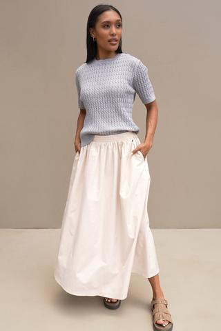 Short Sleeve Knit Top