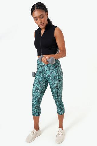 Seamless Double Zip Cropped Tank