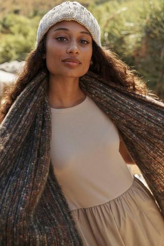 Mottled Pattern Scarf