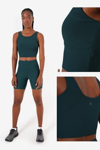 Elite Ribbed Longer Length Crop Top